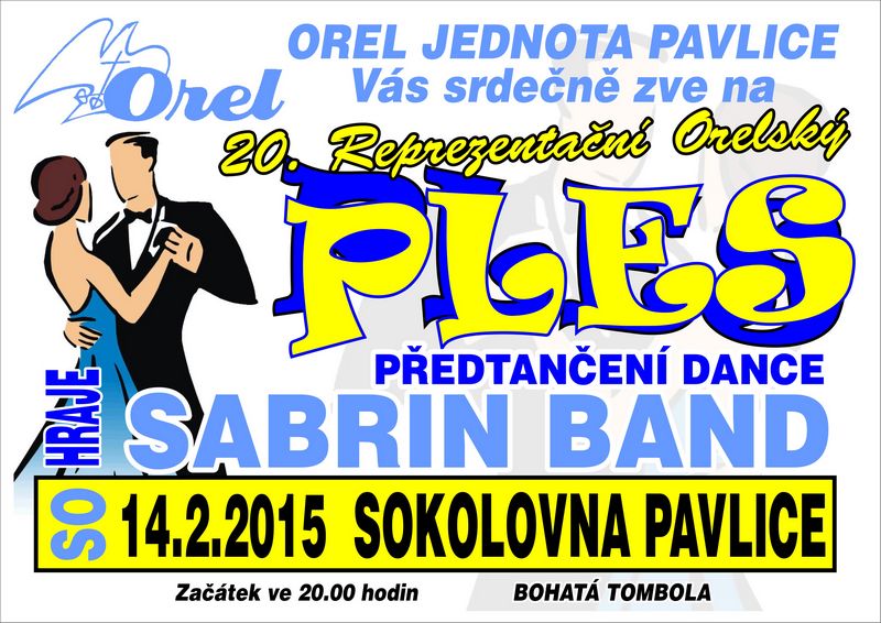 Orelský ples - pozvánka
