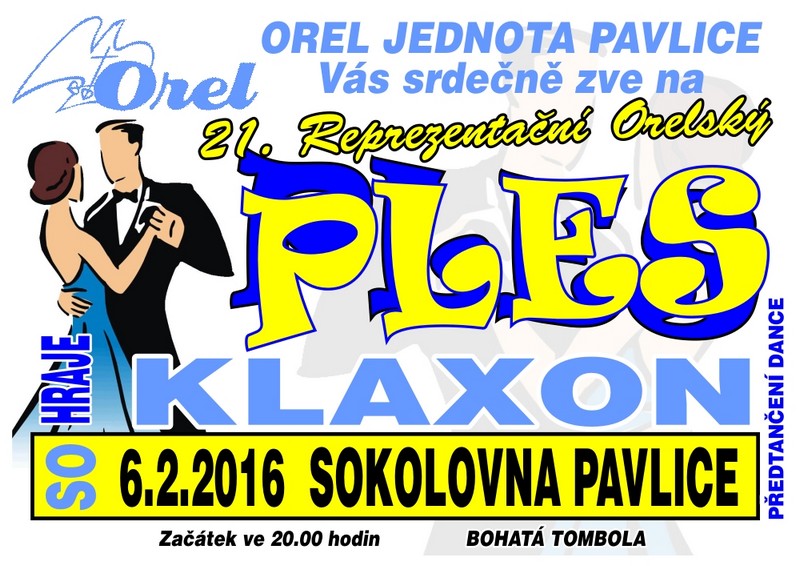 Orelský ples - pozvánka