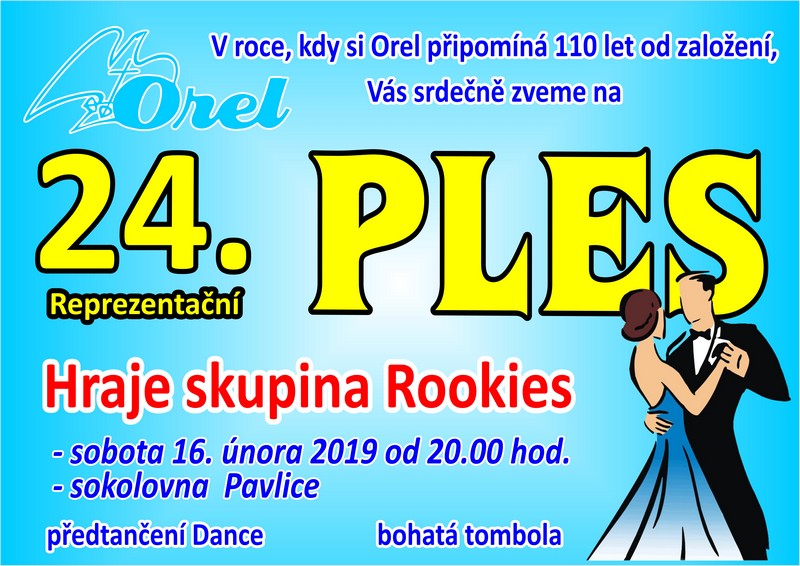 Pozvánka - Orelský ples