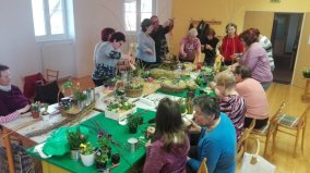 Klub setkávání, jarní výzdoba 26.3.2019