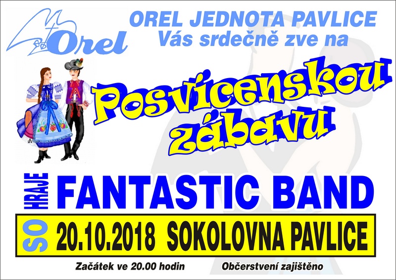 Posvícenská zábava - pozvánka